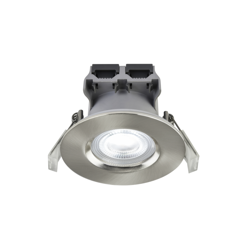 Nordlux moderne Don Smart Colour Downlight Nickel dimmbar Weiß/ Bunt Schutz gegen Strahlwasser